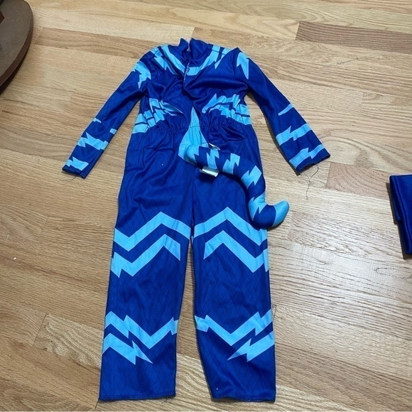 PJ Masks Cat Boy Costume 2T Tail Mask Bodysuit Kids Play Halloween - Picture 6 of 6